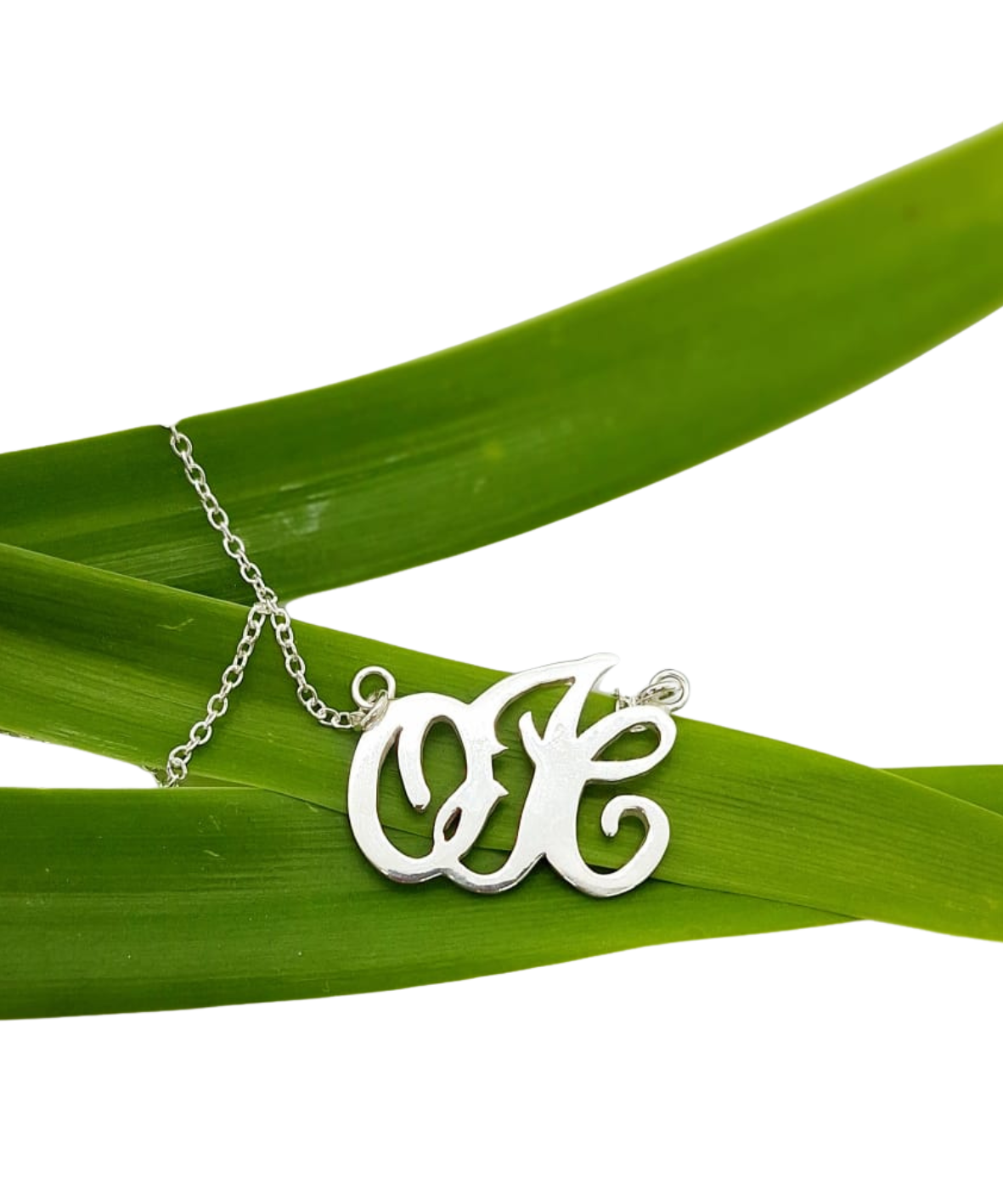 personalised monogram necklace by stellarjules jewellery in johannesburg